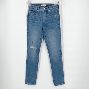 NWT Madewell The Mid-Rise Perfect Vintage Jean Magic Pockets Medium Wash 24 Tall